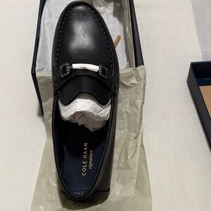 Cole Haan Men's Black Leather Slip-On Loafers. SZ 11M